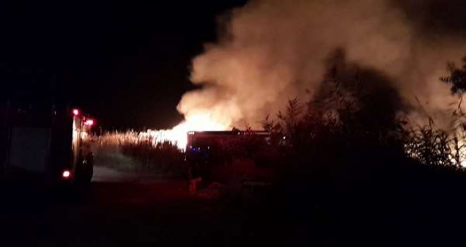 Mağusa'da Yangın Paniği