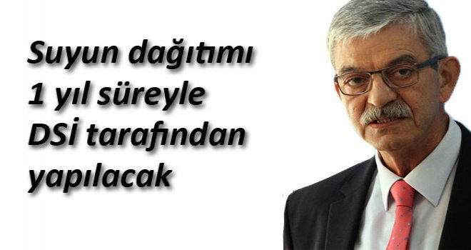 Mart ayında su Lefkoşa'ya gelir...