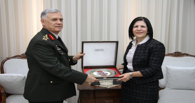 MECLİS BAŞKANI SİBER, ORGENERAL DÜNDAR’I KABUL ETTİ