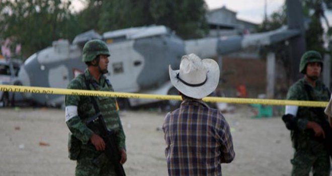 Meksika’da helikopter faciası'  13 ölü, 15 yaralı