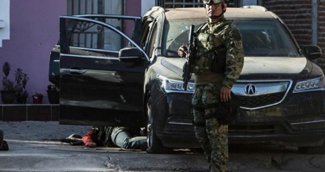MEKSİKA'DA SİLAHLI ÇATIŞMA'11 ÖLÜ