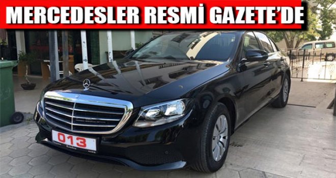 Mercedesler Resmi Gazete de  