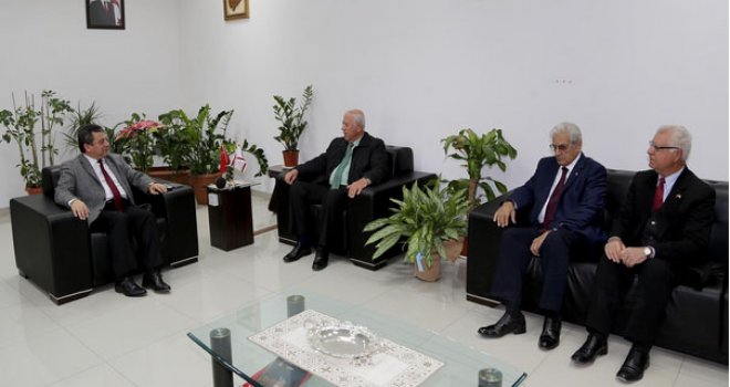 Milli Eğitim Bakanı Kemal Dürüst, Kıbrıs TMT Mücahitler Derneği heyetini kabul etti