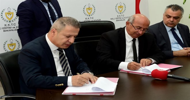MİLLİ EĞİTİM VE KÜLTÜR BAKANLIĞI İLE KTSO ARASINDA PROTOKOL İMZALANDI..