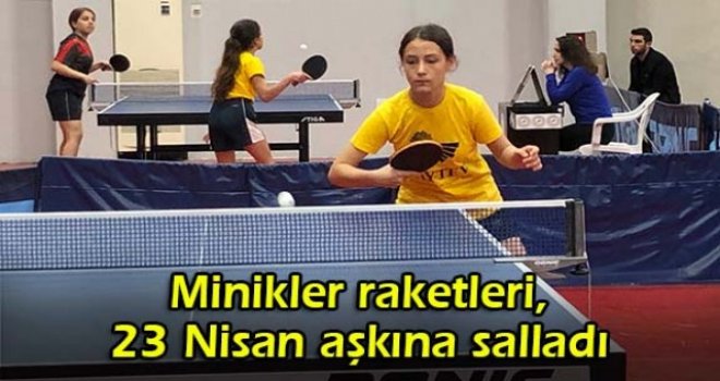 Minikler raketleri, 23 Nisan aşkına salladı