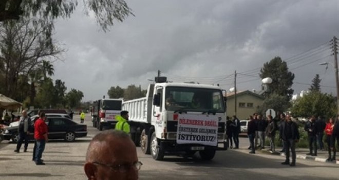 Müteahhitler Birliği’nin eylemi devam ediyor