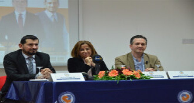 NTV Spor Müdürü Nebil Evren DAÜ’de konferans verdi