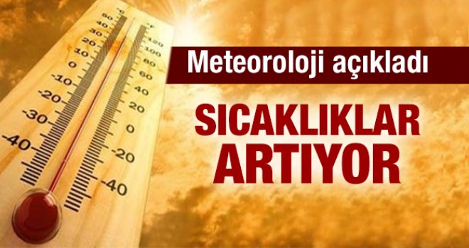 ÖNÜMÜZDEKİ GÜNLERDE EN YÜKSEK SICAKLIK 38-41 DERECE DOLAYLARINDA OLACAK