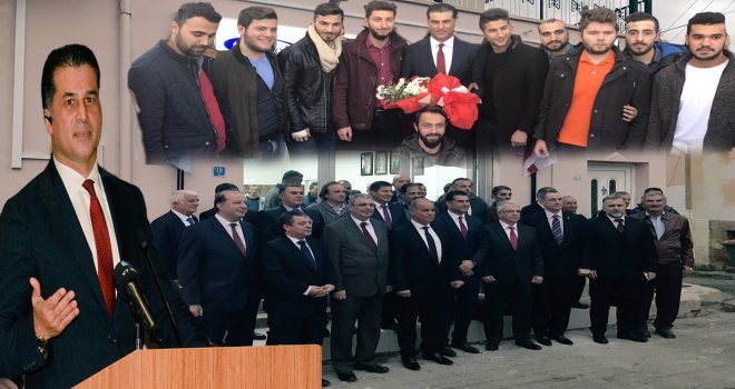 Özgürün Lefke halkı ile kucaklaştı