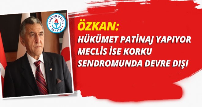 Özkan: Pandemi Hastanesi için Parti olarak hükümete 2 alternatif sunuyoruz.