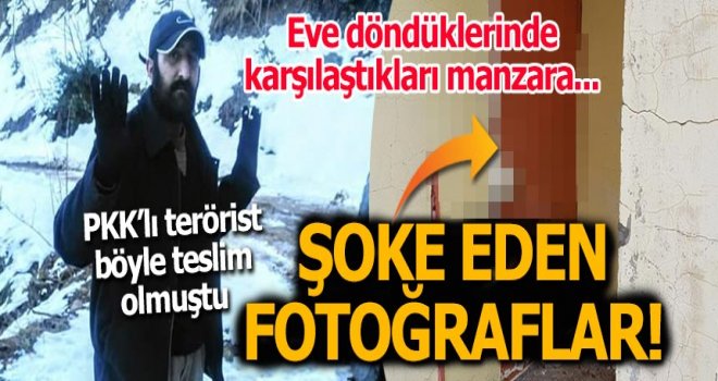 PKK'lı teröristler...