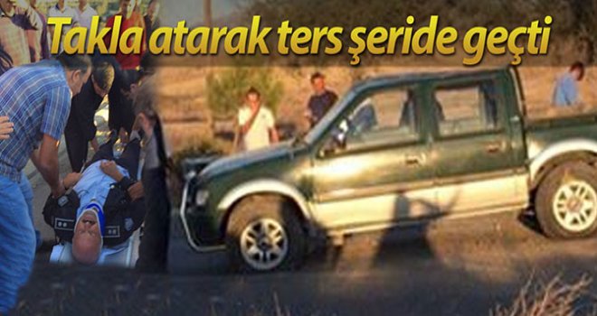 Polis subayı azrail'le köşe kapmaca oynadı
