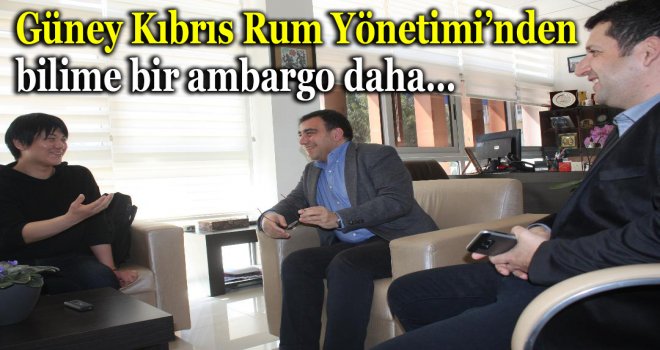 RUM YÖNETİMİ, DAÜ İÇİN GELEN JAPON BİLİM ADAMINI ADAYA SOKMADI