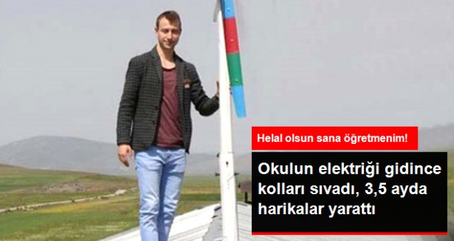 Sınırdaki Okulun Elektriği Kesildi, Mahmut Öğretmen Elektrik Üretti