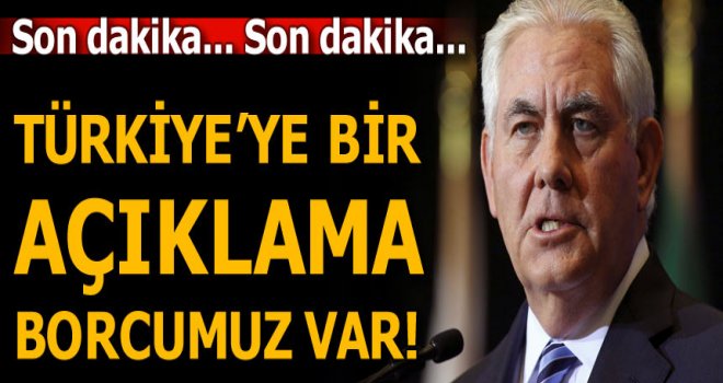Son dakika: ABD'den bir açıklama daha! 