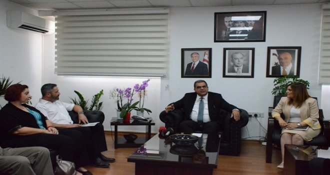 SOS ÇOCUK KÖYÜ DERNEĞİ YÖNETİM KURULU ÜYELERİ SUCOĞLU’NU ZİYARET ETTİ