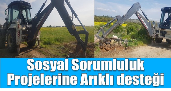 Sosyal Sorumluluk Projelerine Arıklı desteği