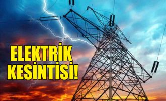 4 saatlik elektrik kesintisi