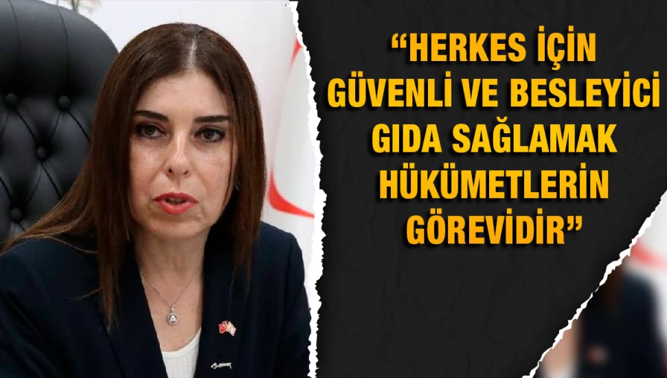 Altuğra: Güvenli gıda ve güvenli su temini için sorumluluklarımızı yerine getirmeye devam ediyoruz