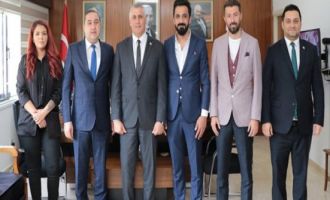Amcaoğlu, Osmaniye Gazeteciler Cemiyeti heyetini kabul etti