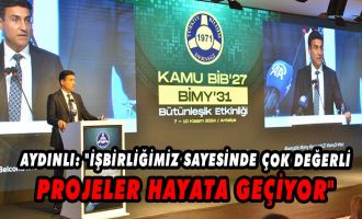 AYDINLI: BİLİŞİM İLE TOPLUMSAL DÖNÜŞÜME KATKI SAĞLAMAYI HEDEFLİYORUZ