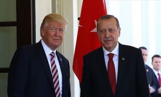 CUMHURBAŞKANI ERDOĞAN, ABD BAŞKANI TRUMP İLE TELEFONDA GÖRÜŞTÜ