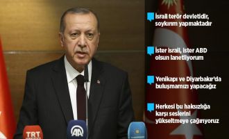 Cumhurbaşkanı Erdoğan: Kudüs'ü kaybettiğimiz bir gün olmasına asla izin vermeyeceğiz...