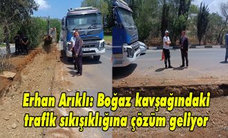 Erhan Arıklı: Boğaz kavşağındaki trafik sıkışıklığına çözüm geliyor
