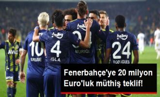 Fenerbahçe'ye müthiş teklif!