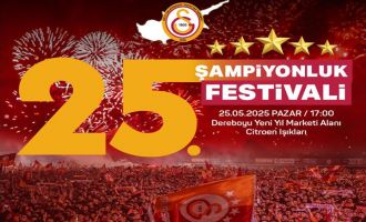 Galatasaray taraftarları 25. şampiyonluk için festivale hazırlanıyor