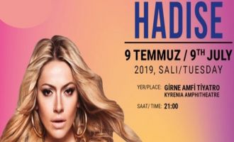 Hadise Girne’de konser verecek