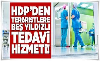 HDP’den PYD’ye lüks tedavi hizmeti..!