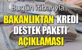 İşletmeler için düşük faizli, 1 milyar TL’lik bir kredi paketi oluşturuldu