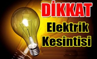 Karmi bölgesinde yarın 5 saatlik elektrik kesintisi olacak...