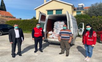 KIZILAY’IN GIDA YARDIMLARI DEVAM EDİYOR