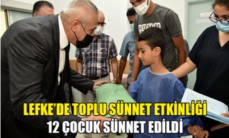 Lefke’de toplu sünnet etkinliği