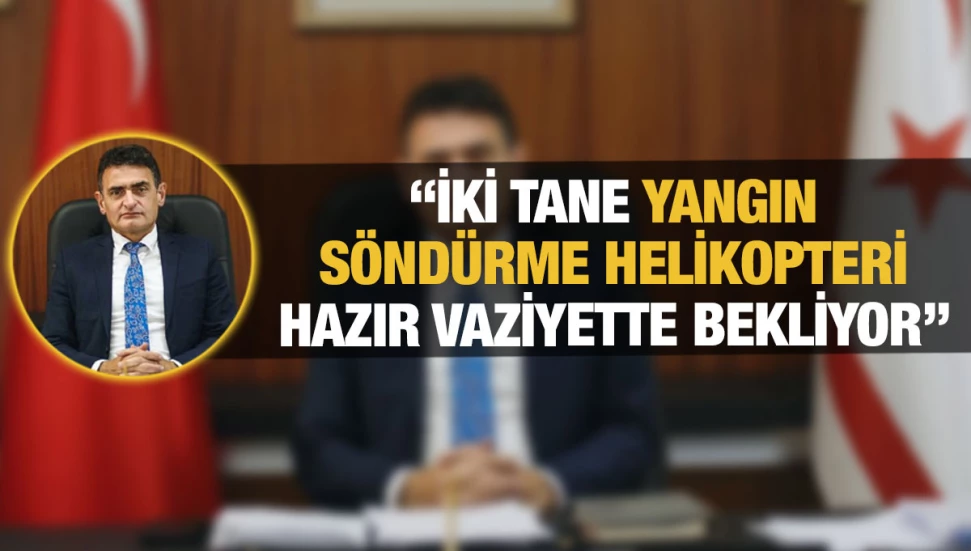 Oğuz: Yangın yerinde yeni parlamaların olmaması için teknik çalışmalar devam ediyor