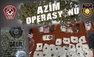 Polis’ten azim operasyonu: 347 gr uyuşturucu ve 143 bin TL ele geçirildi