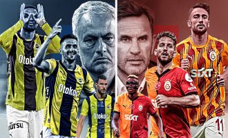 Şampiyonluk yarışında dev derbi: Galatasaray - Fenerbahçe
