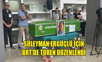 Süleyman Ergüçlü için BRT'de tören düzenlendi