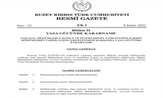 TÜM PARASAL HÜKÜMLERLE KONUT VE İŞ YERLERİNİN TAHLİYESİNE İLİŞKİN HÜKÜMLERİN TAHSİLATI ERTELENDİ