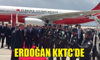 Türkiye Cumhurbaşkanı Erdoğan KKTC’de