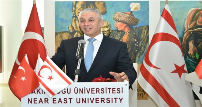 Taçoy; Ambargo Altında Yaşanan Ülkemiz Yakın Doğu Üniversitesi'nin  Faaliyetleriyle Tüm Ambargoları Kırmış ve Sınırları Aşmıştır