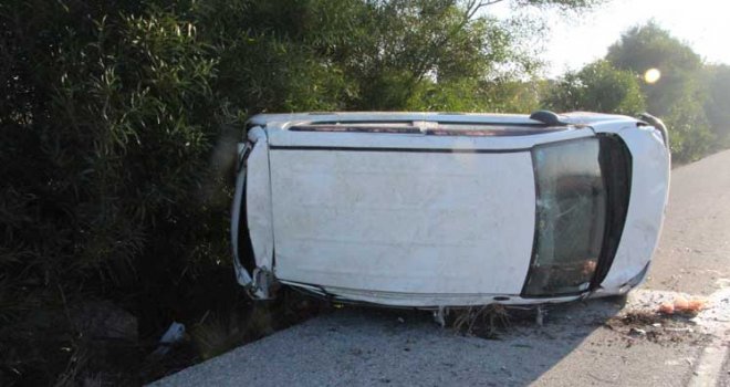 Takla attı, sürüklendi