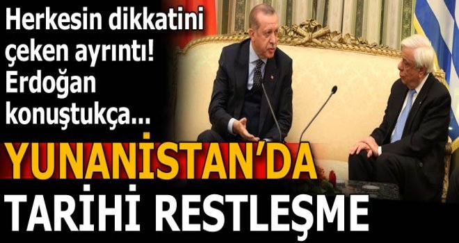 Tarihi ziyarette Cumhurbaşkanı Erdoğan'dan Lozan resti