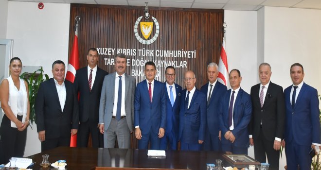 TARIM BAKANI OĞUZ, ANAMUR BELEDİYE BAŞKANI KILINÇ’LA GÖRÜŞTÜ