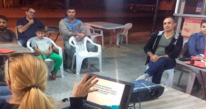 TARIM DAİRESİ EĞİTİM ÇALIŞMALARINA AYDINKÖY İLE DEVAM EDİYOR