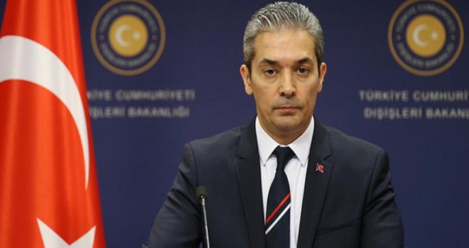 TC Dışişleri Sözcüsü Aksoy AB’nin Doğu Akdeniz açıklamasına tepki gösterdi
