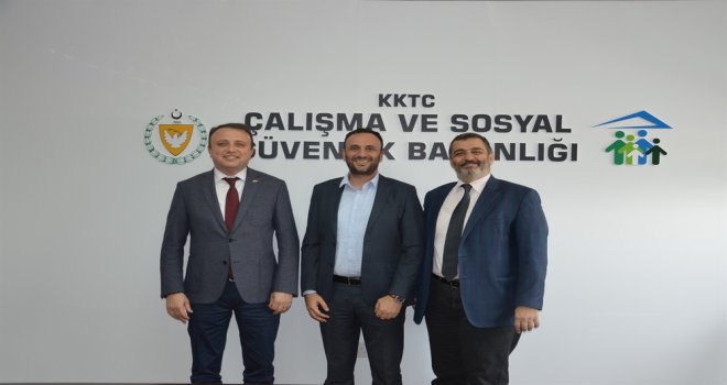 TELSİM YETKİLİLERİ BAKAN ÇELER’E GÖREVİNDE BAŞARILAR DİLEDİ.