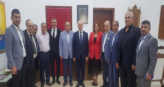 Töre, Konya Esnaf ve Zanaatkarlar Birliği’ni kabul etti